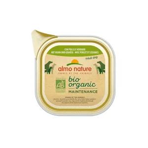 Almo Nature Bio Organic Pollo e Verdure 300g Vaschetta Cani