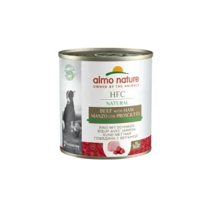 Almo Nature HFC Natural Manzo con Prosciutto 290g Lattina Cani