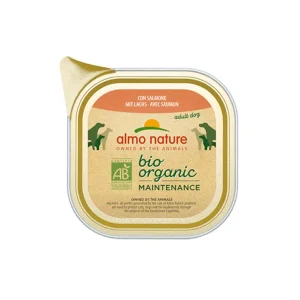 Almo Nature Bio Organic Salmone 300g Vaschetta Cani