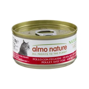 Almo Nature HFC Natural Pollo con Fegatini 70g Lattina Gatti Adulti