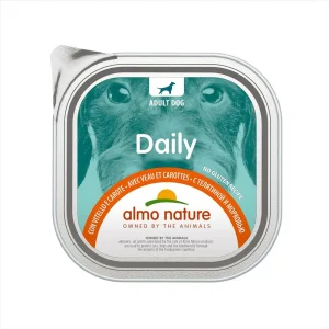 Almo Nature Daily Vitello e Carote 300g Vaschetta Cani Adulti