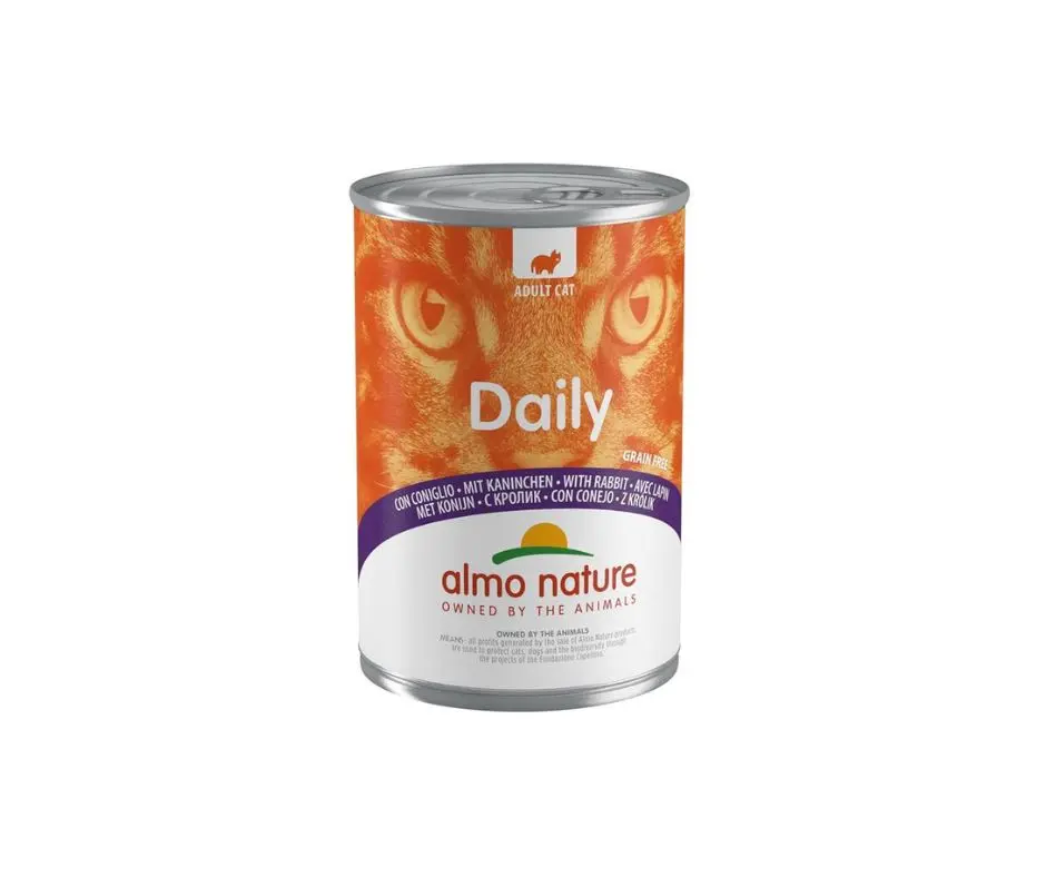 Almo Nature Daily Coniglio 400g Lattina Gatti Adulti - immagine 2