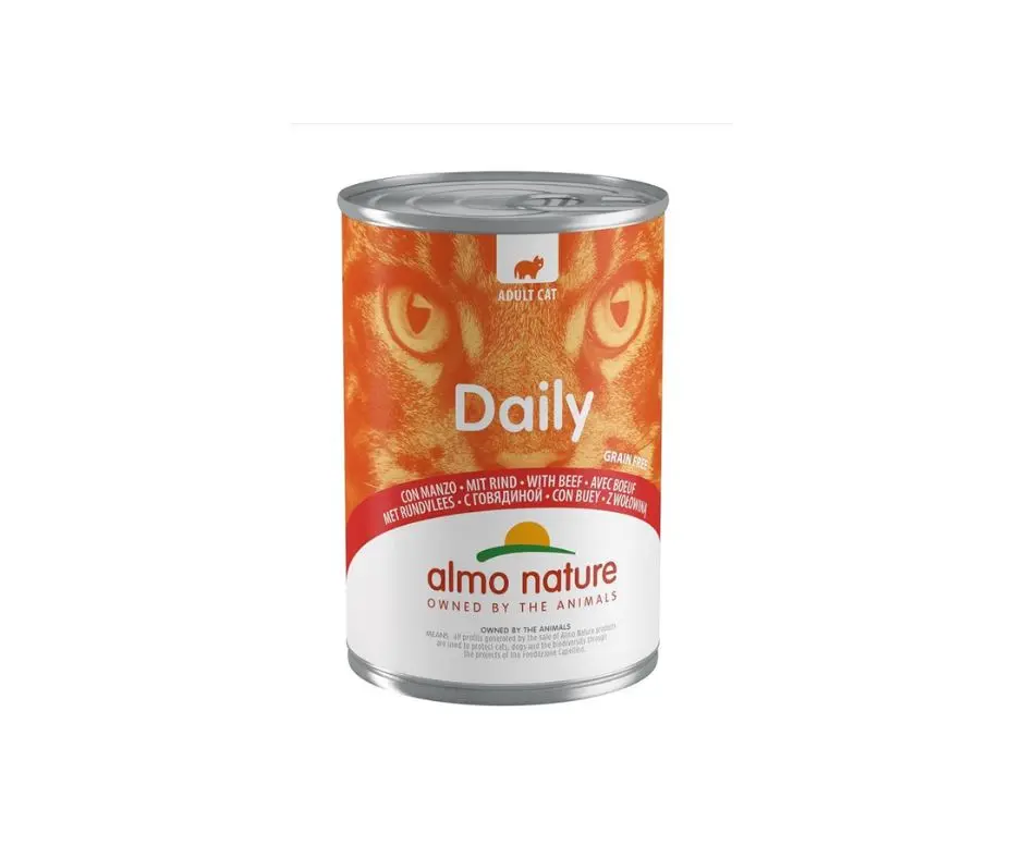 Almo Nature Daily Manzo 400g Lattina Gatti Adulti