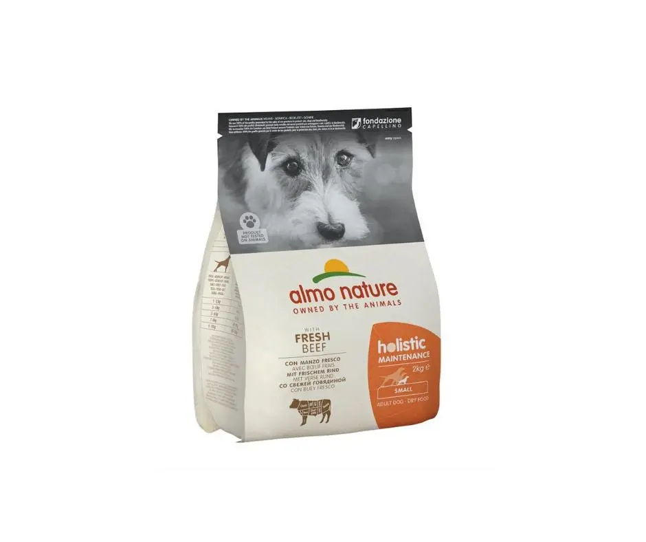Almo Nature Holistic Manzo Fresco 2Kg Crocchette Cani Adulti Small