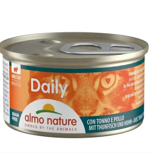 Almo Nature Daily Mousse Tonno e Pollo 85g Lattina Gatti Adulti