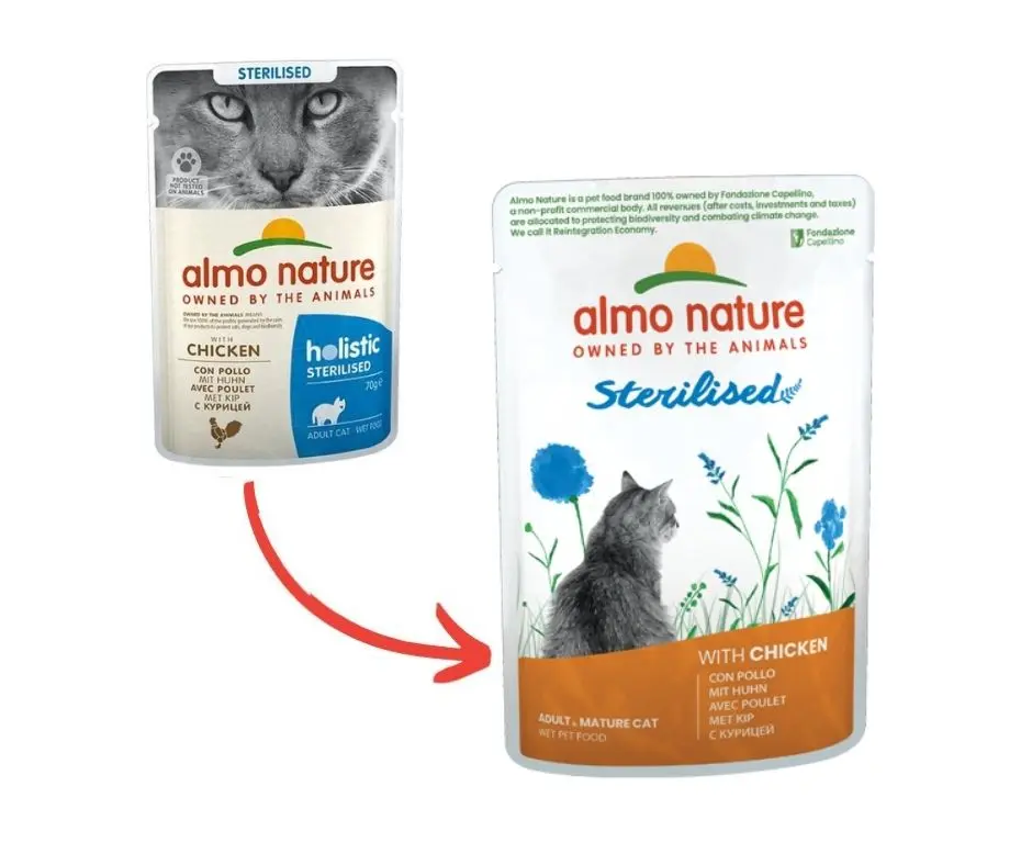 Almo Nature Holistic Sterilised con Pollo 70g Bustina Gatti Adulti - immagine 2