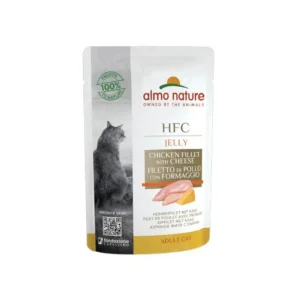 Almo Nature Filetto Di Pollo con Formaggio Jelly 55g Gatti Adulti