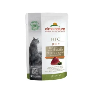 Almo Nature Filetto Di Tonno e Alghe Jelly 55g Bustina Gatti Adulti