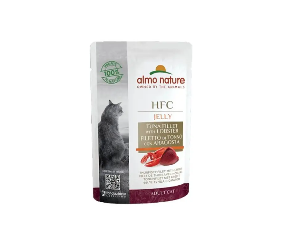 Almo Nature Filetto Di Tonno e Aragosta Jelly 55g Bustina Gatti Adulti