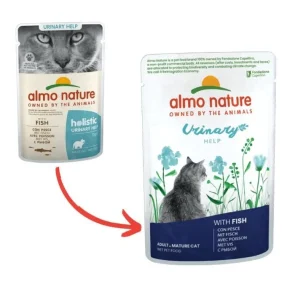 Almo Nature Holistic Urinary Helpl con Pesce 70g Bustina Gatti Adulti