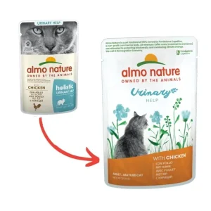 Almo Nature Holistic Urinary Helpl con Pollo 70g Bustina Gatti Adulti