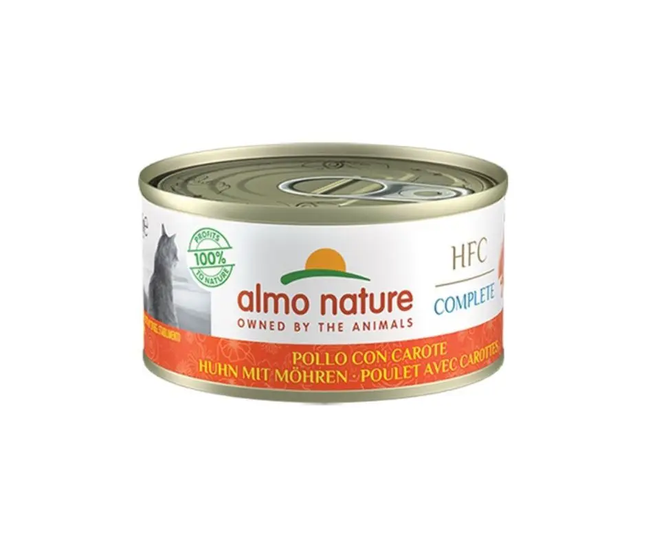 Almo Nature HFC Complete Pollo Con Carote 70g Lattina Gatti Adulti - immagine 2