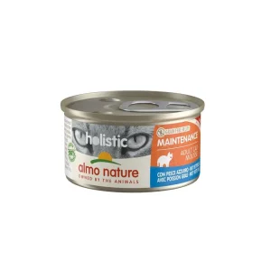 Almo Nature Maintenance Pesce Azzurro 85g Lattina Gatti