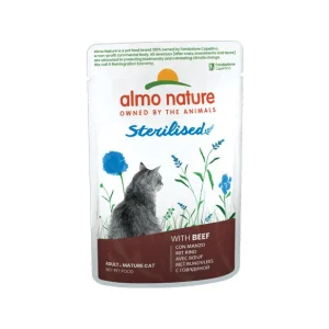 Almo Nature Holistic Sterilised con Manzo 70g Bustina Gatti Adulti