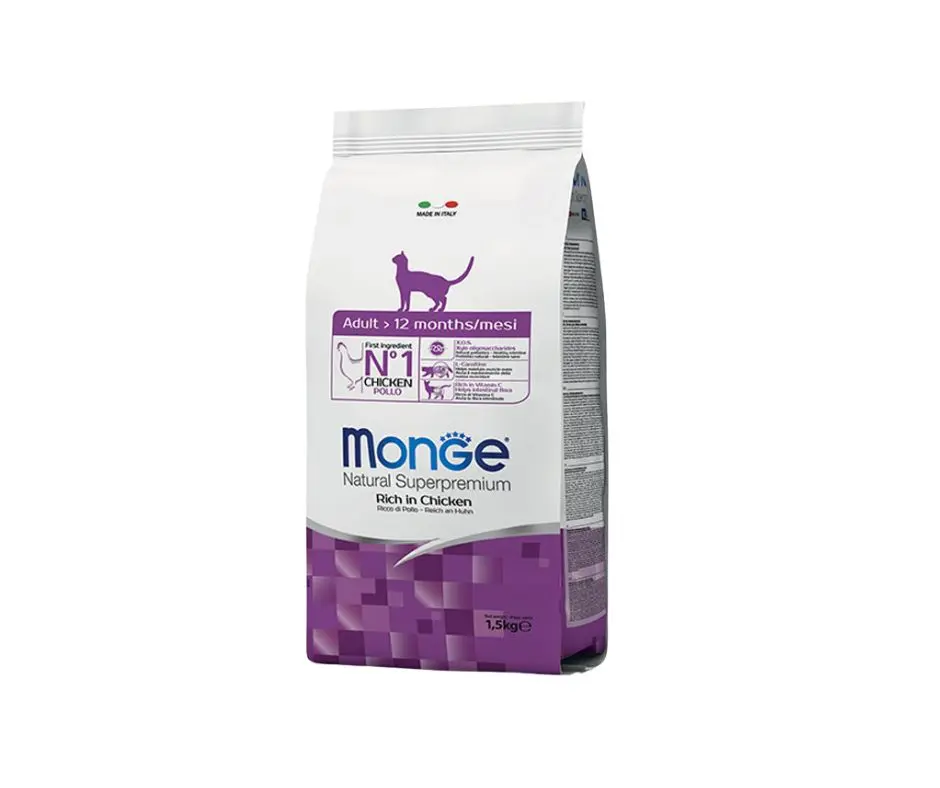 Monge Adult Pollo 1.5Kg Crocchette Gatti