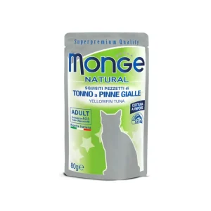 Monge Superpremium Con Tonno a Pinne Gialle 80g Bustine Gatti Adulti