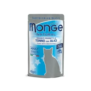 Monge Superpremium Tonno Con Alici Bustine da 80g Gatti Adulti