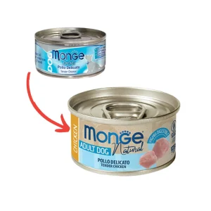 Monge Dog Natural Pollo Delicato 95g Lattina Cani Adulti