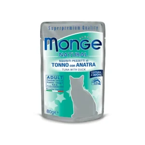 Monge Superpremium Tonno Con Anatra Bustine Da 80g Gatti Adulti