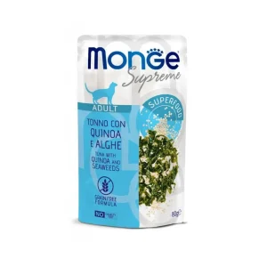 Monge Supreme Adult Tonno Quinoa e Alghe Bustine 80g Gatti