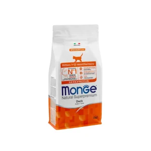 Monge Monoprotein Kitten Anatra 1,5Kg Crocchette Gattini