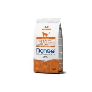 Monge Sterilised Monoprotein Anatra 1.5Kg Crocchette Gatti