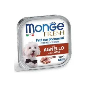 Monge Fresh Agnello Paté e Bocconcini Vaschetta 100g Cani Adulti
