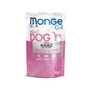 Monge Grill Bocconcini Con Maiale 100g Bustine Cani Adulti