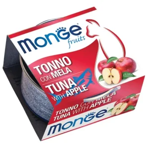Monge Fruits Tonno con Mela Lattina 80g Gatti Adulti