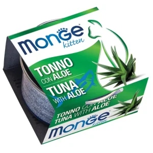 Monge Fruits Tonno Con Aloe Kitten Lattina 80g Gattini