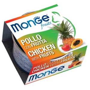 Monge Fruits Pollo Con Frutta Lattina 80g Gatti Adulti
