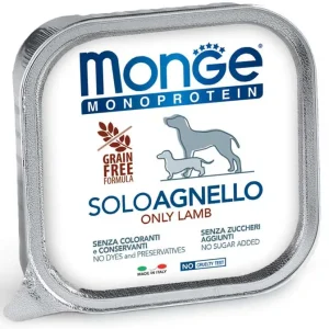 Monge Monoprotein Patè Solo Con Agnello Vaschette Da 150g Cani Adulti