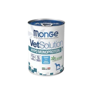 Monge VetSolution Hypo Monoprotein Tonno Lattina 400g Cani
