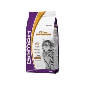Monge Gemon Kitten Pollo e Riso 2Kg Crocchette Gattini