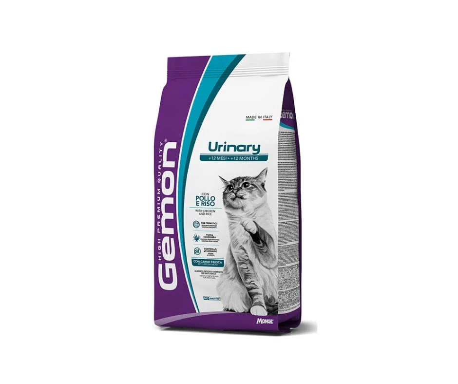 Monge Gemon Urinary Pollo e Riso Crocchette 7Kg Gatti Adulti
