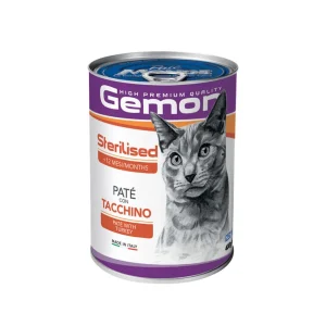 Gemon Sterilised Paté con Tacchino 400g Lattina Gatti