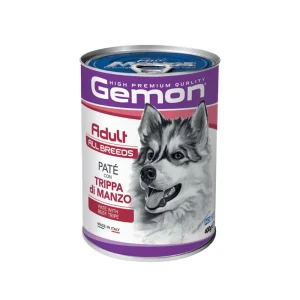 Gemon All Breeds Adult Paté con Trippa di Manzo 400g Lattina Cani