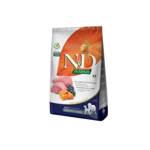 Farmina N&D Pumpkin Agnello Mirtilli 2,5Kg Crocchette Cani Medium Maxi