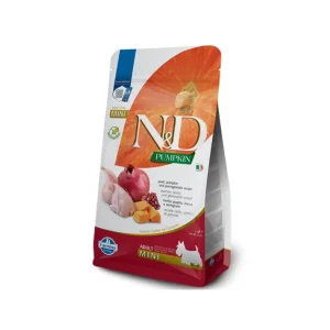 Farmina N&D Pumpkin Quaglia Zucca Melograno 2kg Crocchette Cani Mini Adulti