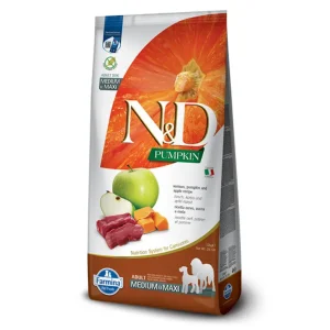Farmina N&D Pumpkin Cervo Zucca e Mela 12kg Crocchette Cani Medium Maxi