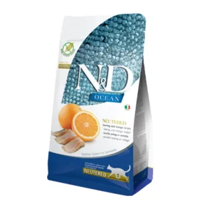 Farmina N&D Ocean Neutered Aringa e Arancia 5kg Crocchette Gatti