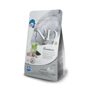 Farmina N&D White Spigola Spirulina e Finocchio 2kg Crocchette Cani Mini Adult