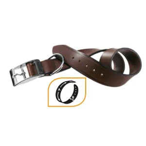 Ferplast VIP C 15/35 Collare Marrone in cuoio per Cani