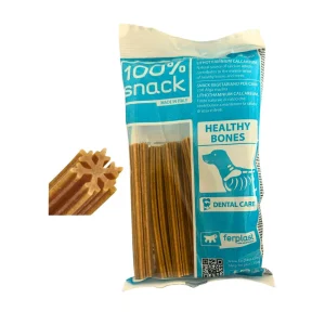 Ferplast Dental Snack 100% Vegetal SNOWFLAKE Lithothamnium S Cani 7pz 112g