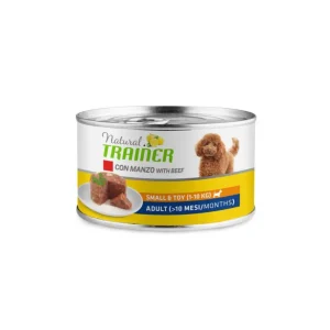 Trainer Natural Manzo 150g Lattina Cani Small e Toy Adult
