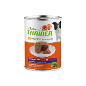 Trainer Natural Pollo Lattina 400g Cani Medium Maxi Adult