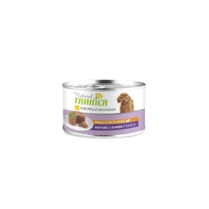 Trainer Natural Mature Pollo Small e Toy 150g Lattina Cani Anziani