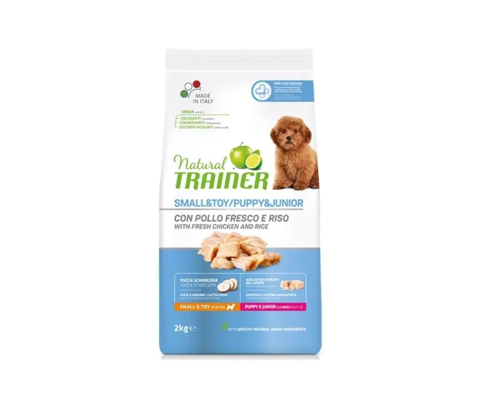Trainer Natural Mini Puppy Pollo 2Kg Crocchette Cani Cuccioli Small e Toy - immagine 2