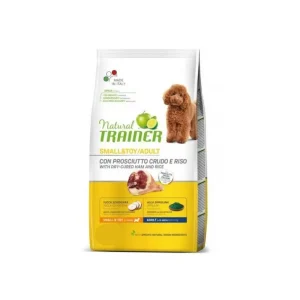 Trainer Natural Prosciutto 2kg Small e Toy Crocchette Cani Adulti