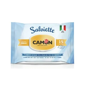 Camon Salviette Detergenti Pocket Vaniglia 15pz Cani e Gatti